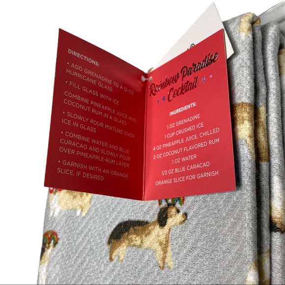 Pride Love is Love Dogs & Flags LGBTQ Towel Set - Picture 4 of 4